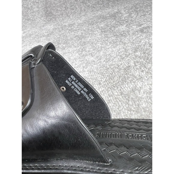 Stacy Adams Seaside Slip On Slide Sandals Mens Size 12 Black Shoes NIB 25005 - Picture 10 of 11